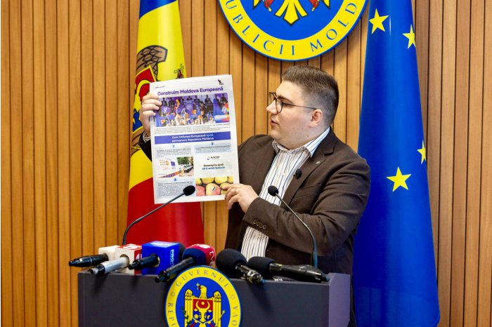 Government issued newsletter Building European Moldova
