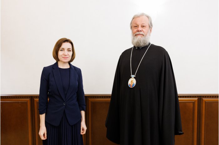 Moldovan president meets His Eminence Metropolitan Vladimir