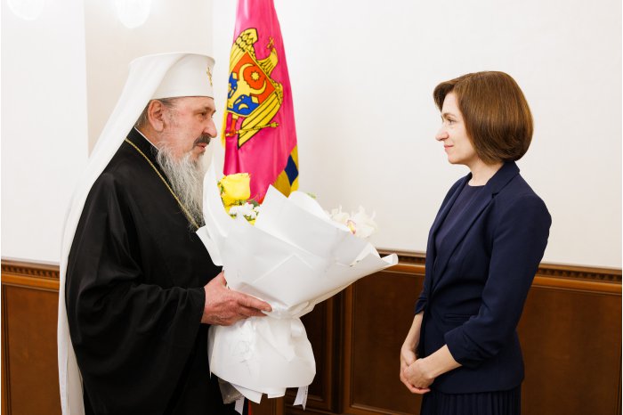 Moldovan president meets His Eminence Petru, Archbishop of Chisinau, Metropolitan of Bessarabia