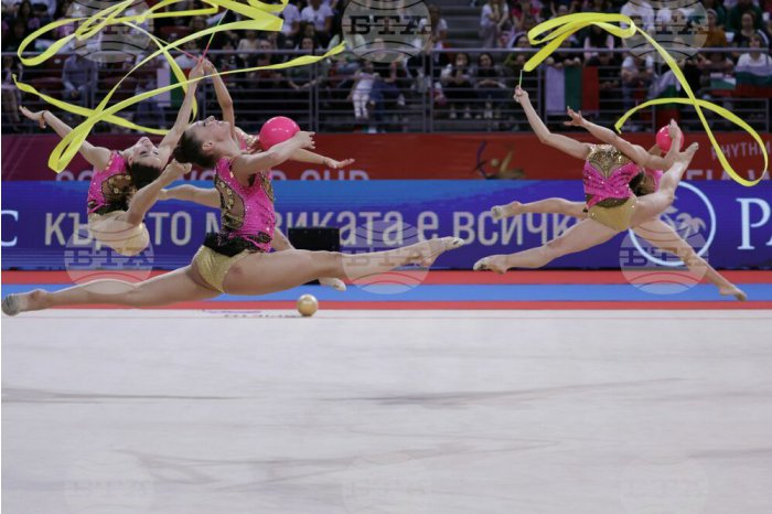 BTA. Bulgaria's rhythmic gymnastics ensemble wins gold and bronze in European Cup Finals in Baku