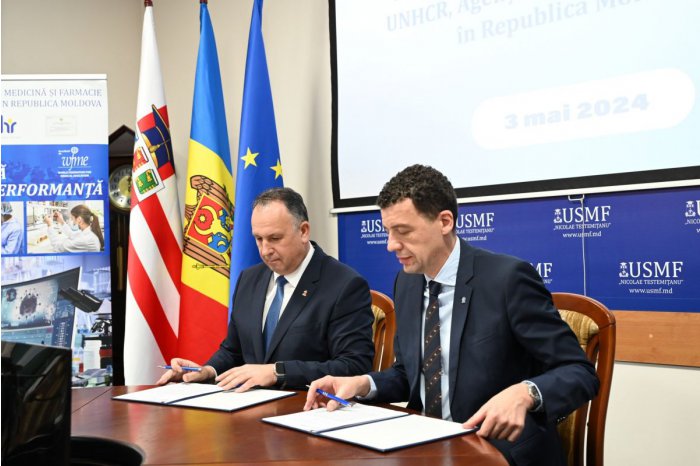 Moldovan medical university, United Nations Refugee Agency to cooperate in field of academic, social, professional integration of refugees   