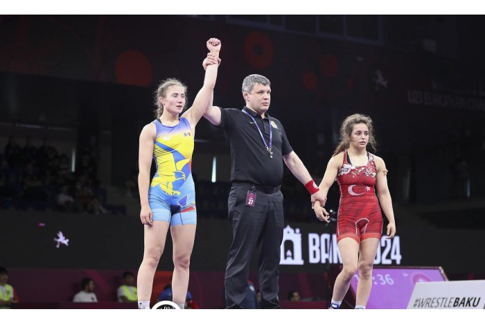 Mihaela Samoil a cucerit medalia de bronz la Campionatul European de lupte feminine