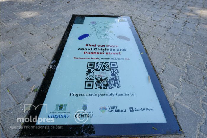 Кишиневцы могут получить доступ к карте с достопримечательностями города на современной цифровой панели 