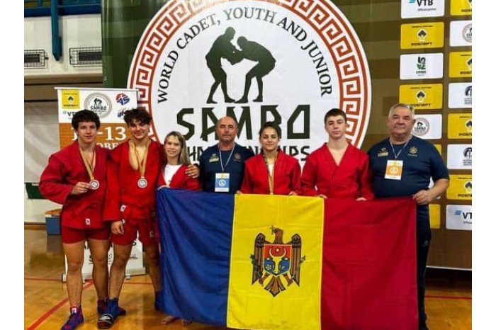 Moldovan sportspeople win four medals at European Youth and Junior Sambo Championships 