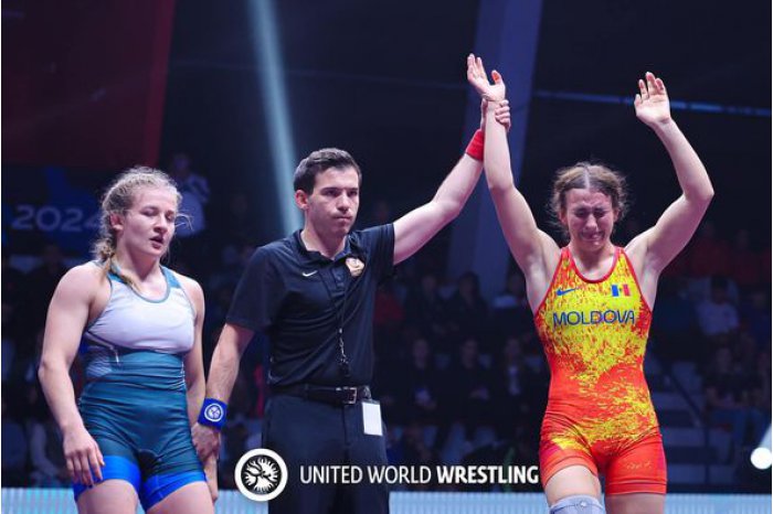 Irina Rîngaci becomes world champion in women's wrestling