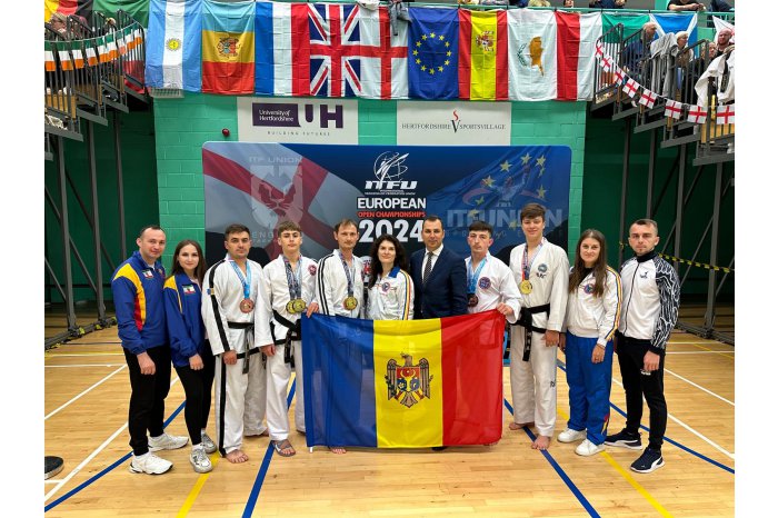 Moldovan taekwon-do athletes win eight medals at European Championships	