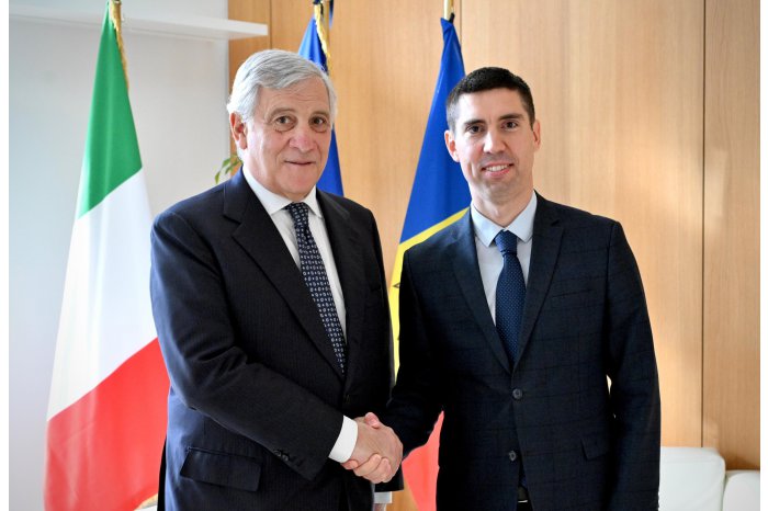 Moldovan foreign affairs minister meets Italian counterpart  