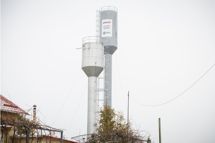 People from central Moldova commune benefit from running water, due to American nation