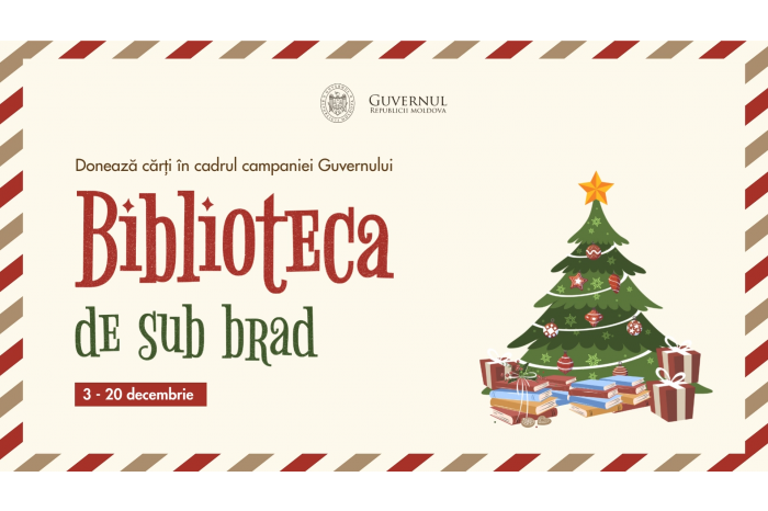 Moldovan government announces Library Under Christmas Tree campaign