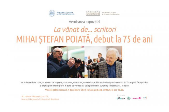 Expoziția „La vânat de... scriitori” va fi vernisată astăzi la Chișinău 