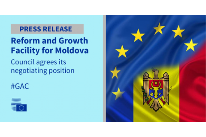 European Council to agree on its position concerning Reform and Growth Facility of Moldova 