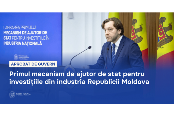 First state aid scheme for industrial investment available for Moldovan businesses