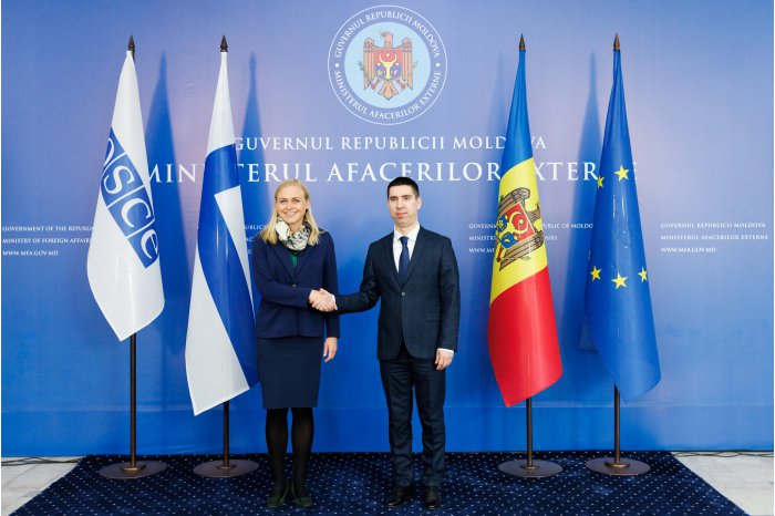 Moldovan, Finnish officials approach current issues 