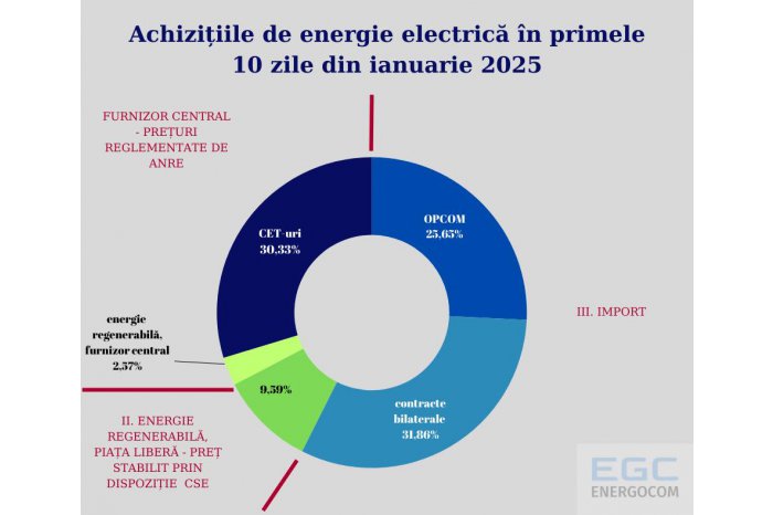 Energocom company of Moldova says electric energy bought at average weighted price of 110 euros/MWh on first ten days of 2025