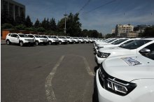 Передача 46 транспортных единиц, закупленных при поддержке Всемирного банка (Проект AGGRI)'