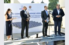 Inaugurarea sistemului de panouri solare, instalate pe acoperișul Președinției Republicii Moldova '