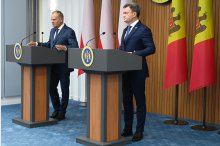 News conference held by Moldova's PM Dorin Recean and Prime Minister of Poland Donald Tusk '