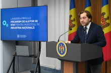 Briefing de presă susținut de ministrul Dezvoltării Economice și Digitalizării, Dumitru Alaiba, cu tema „Lansarea primului mecanism de ajutor de stat pentru investițiile în industria Republicii Moldova” '