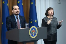 Conferință de presă susținută de ministrul Muncii și Protecției Sociale, Alexei Buzu, privind mecanismul de acordare a compensațiilor pentru energia electrică, ca urmare a creșterii tarifelor pentru sursa de energie'